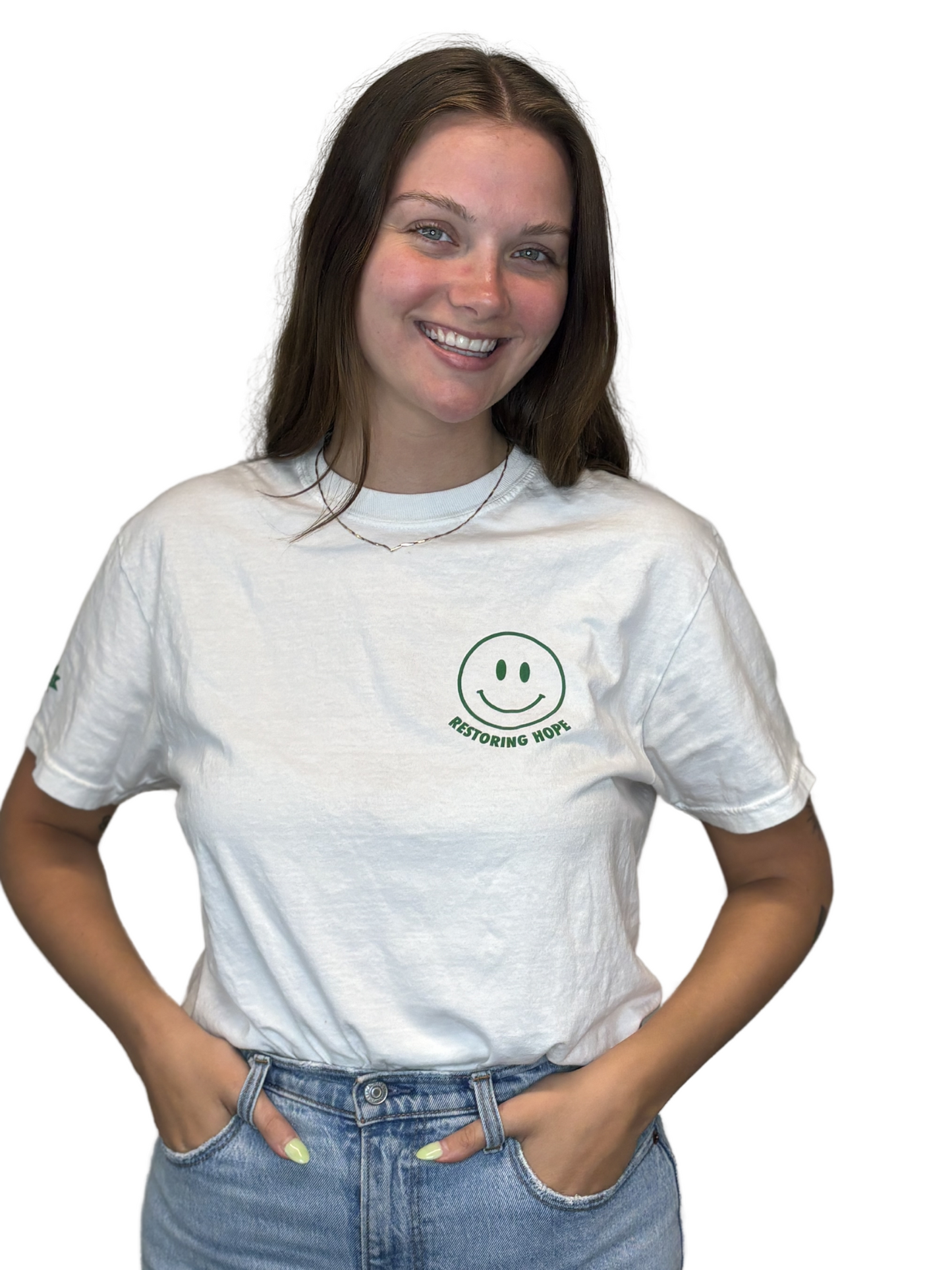 White Short Sleeve tshirt - 15th Anniversary