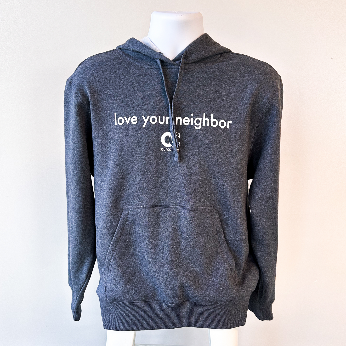 Love your neighbor Hoodie - Graphite