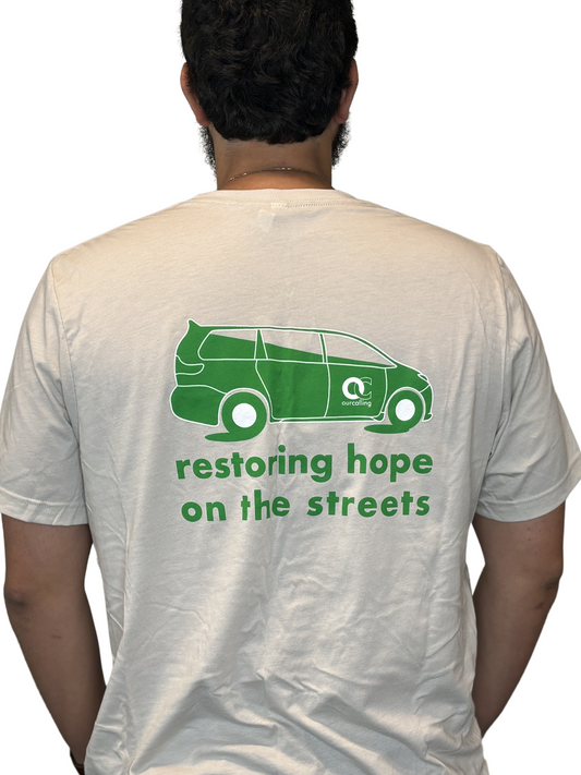 Restoring Hope on the Streets - Heather Dust short sleeve tshirt