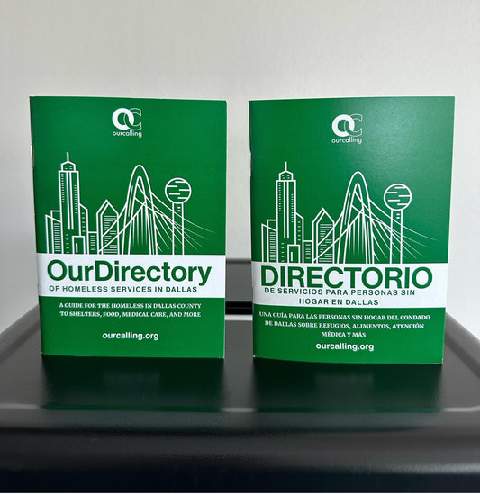 Bundle of 1/2 English and 1/2 Spanish Directory